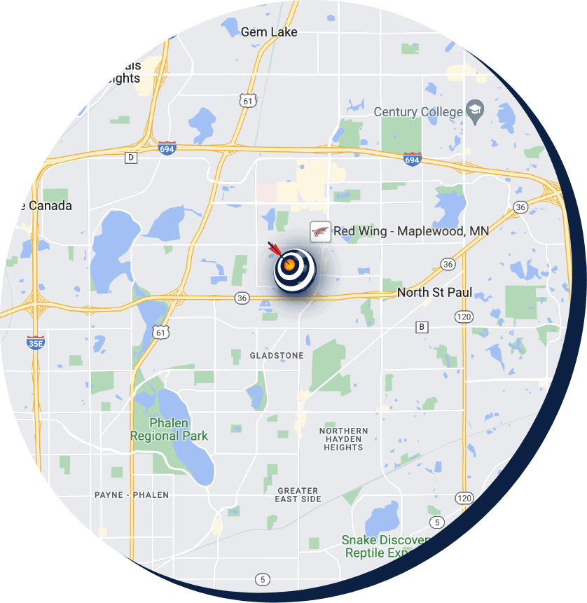 Service area map image.