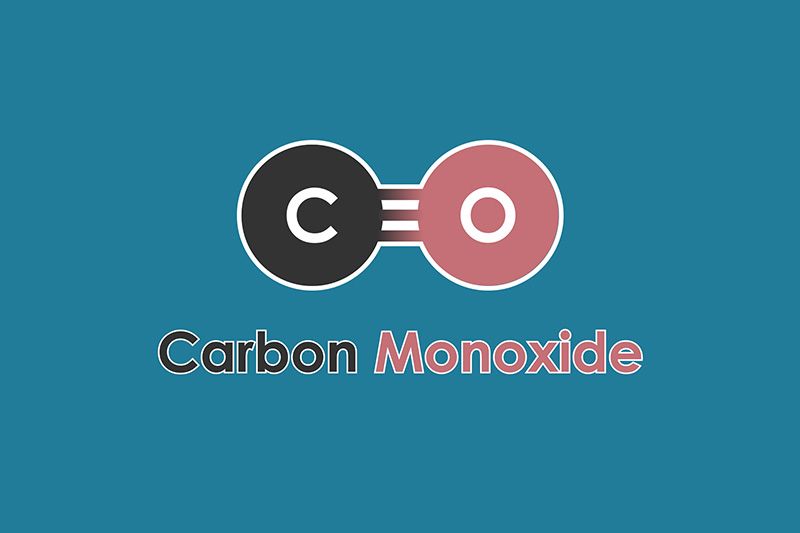 Video: What Is Carbon Monoxide? Image shows illustration of carbon monoxide's chemical composition.|