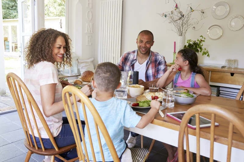 Family Around the Table